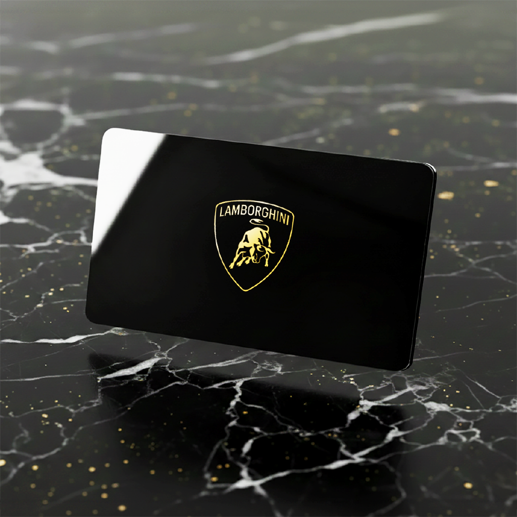 Lamborghini Plastic Business Cards