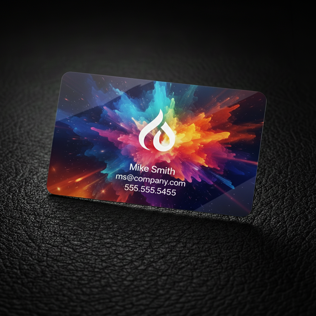 Solid Plastic Business Cards